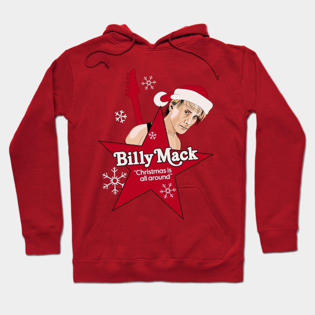 Billy Mack- Christmas is all around Hoodie by Sharkshock